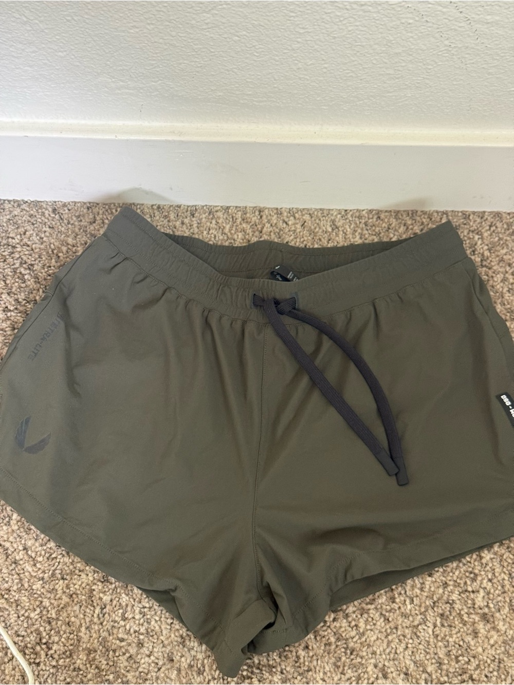 ASRV Women’s Olive Green Athletic Shorts